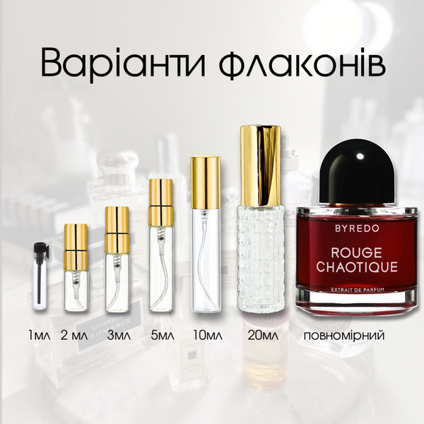 Byredo Rouge Chaotique extrait, Швеция